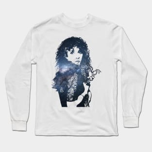 Stevie Nicks  Retro Vintage Styled Design Long Sleeve T-Shirt